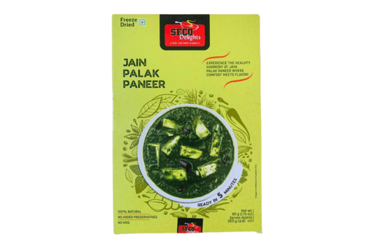 Jain palak paneer