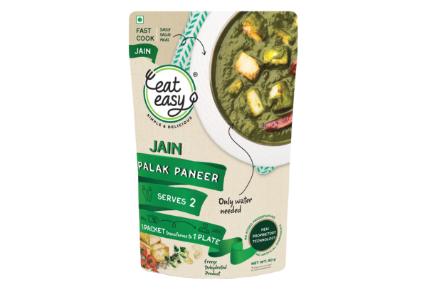 Jain palak paneer