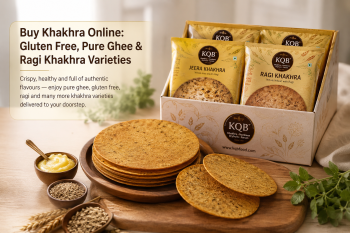Buy Khakhra Online from KQB featuring Pure Ghee, Gluten Free and Ragi Khakhra varieties